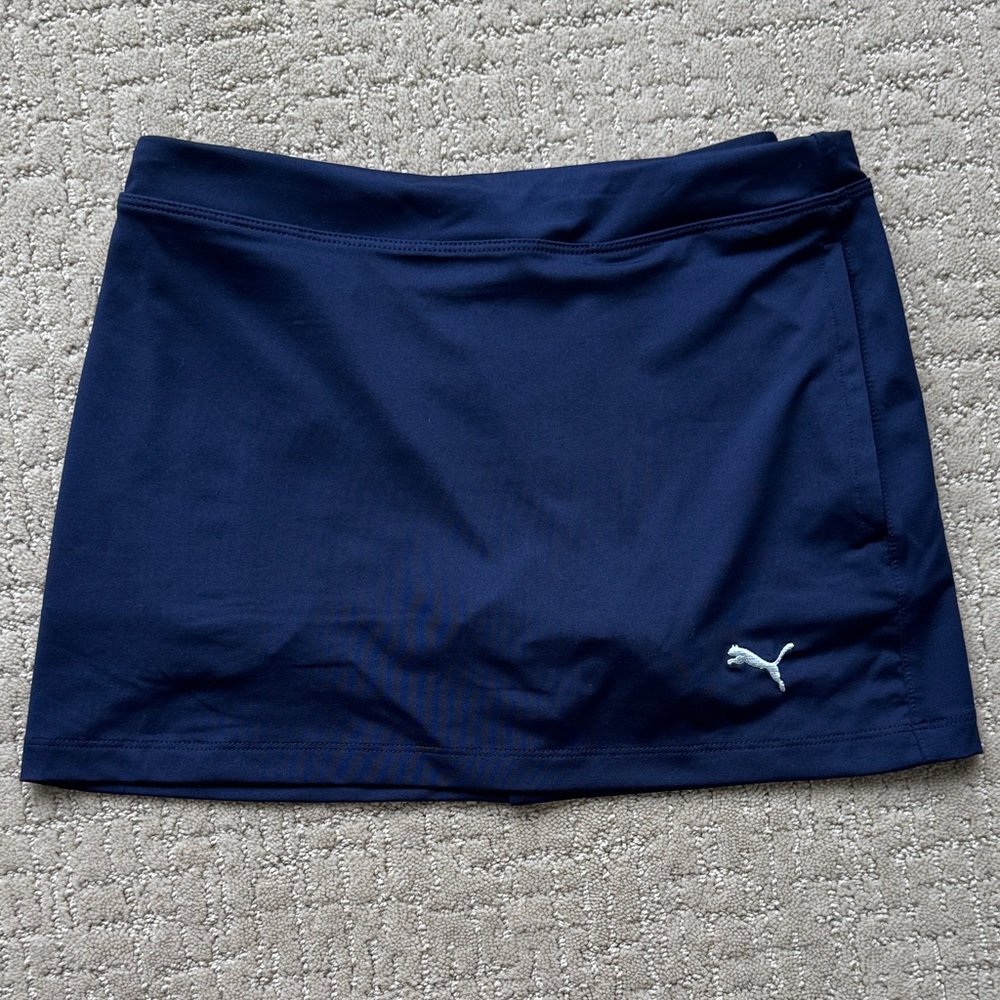 Puma Girl Blue Golf Skirt with Shorts - size medium